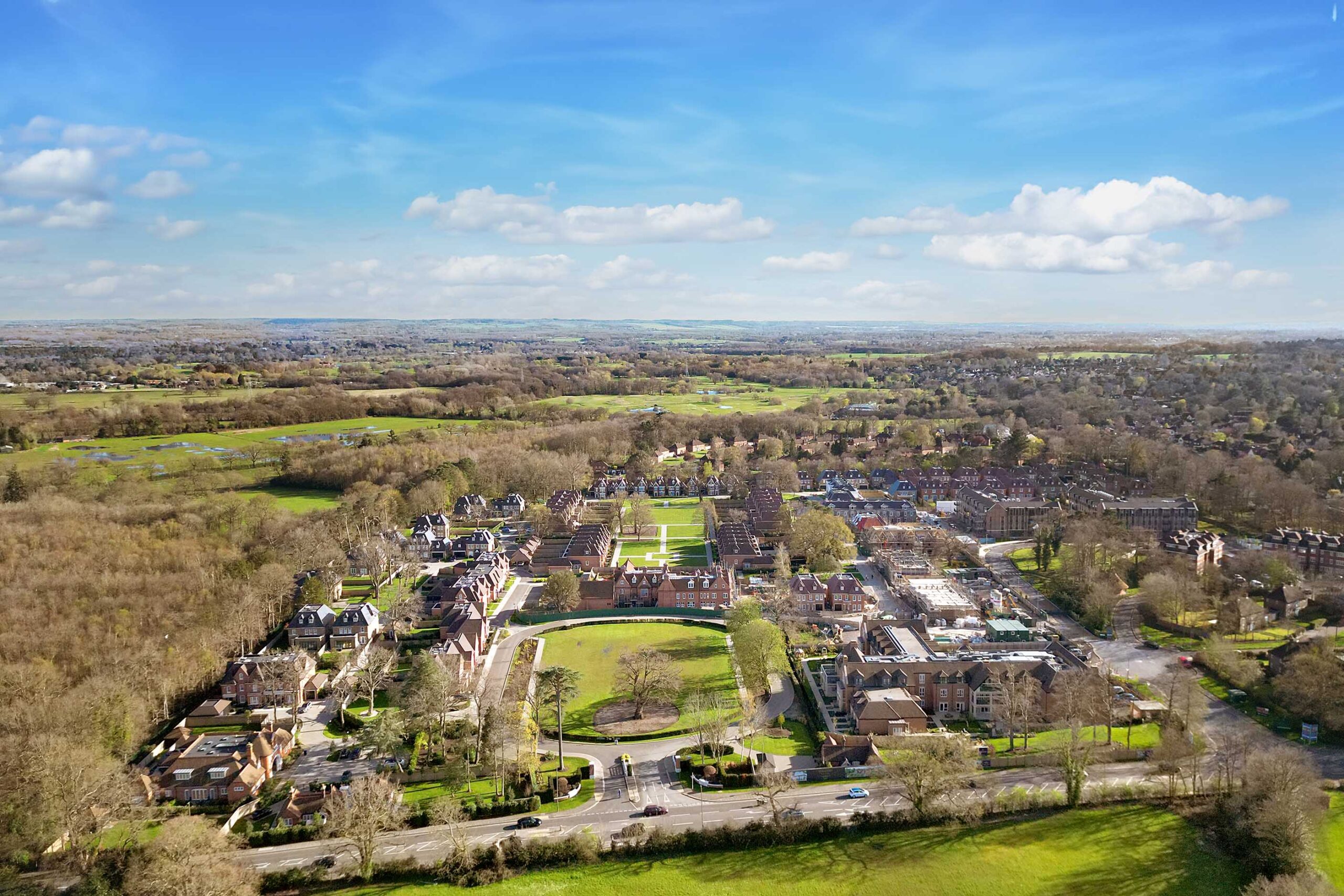 Broadoaks Park Aerial View>